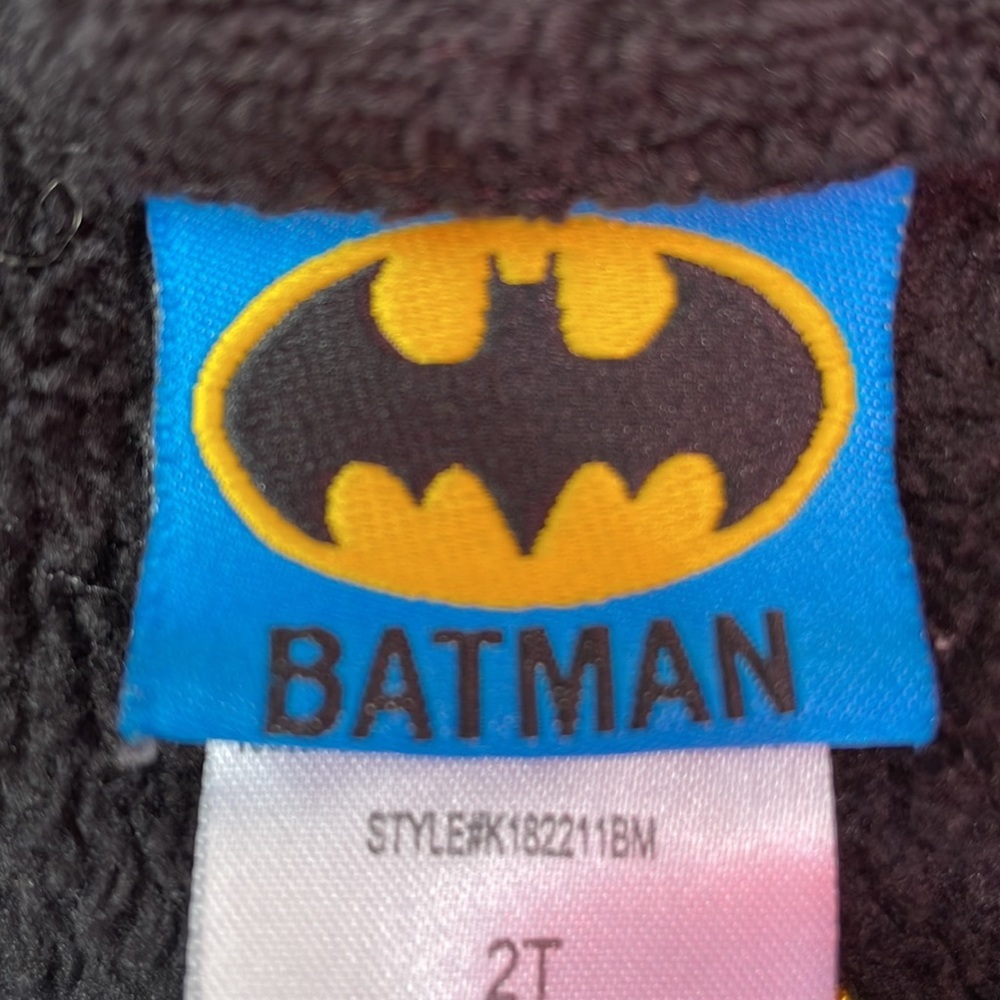 🦇 BOYS Batman Robe Size 2T - Picture 8 of 10